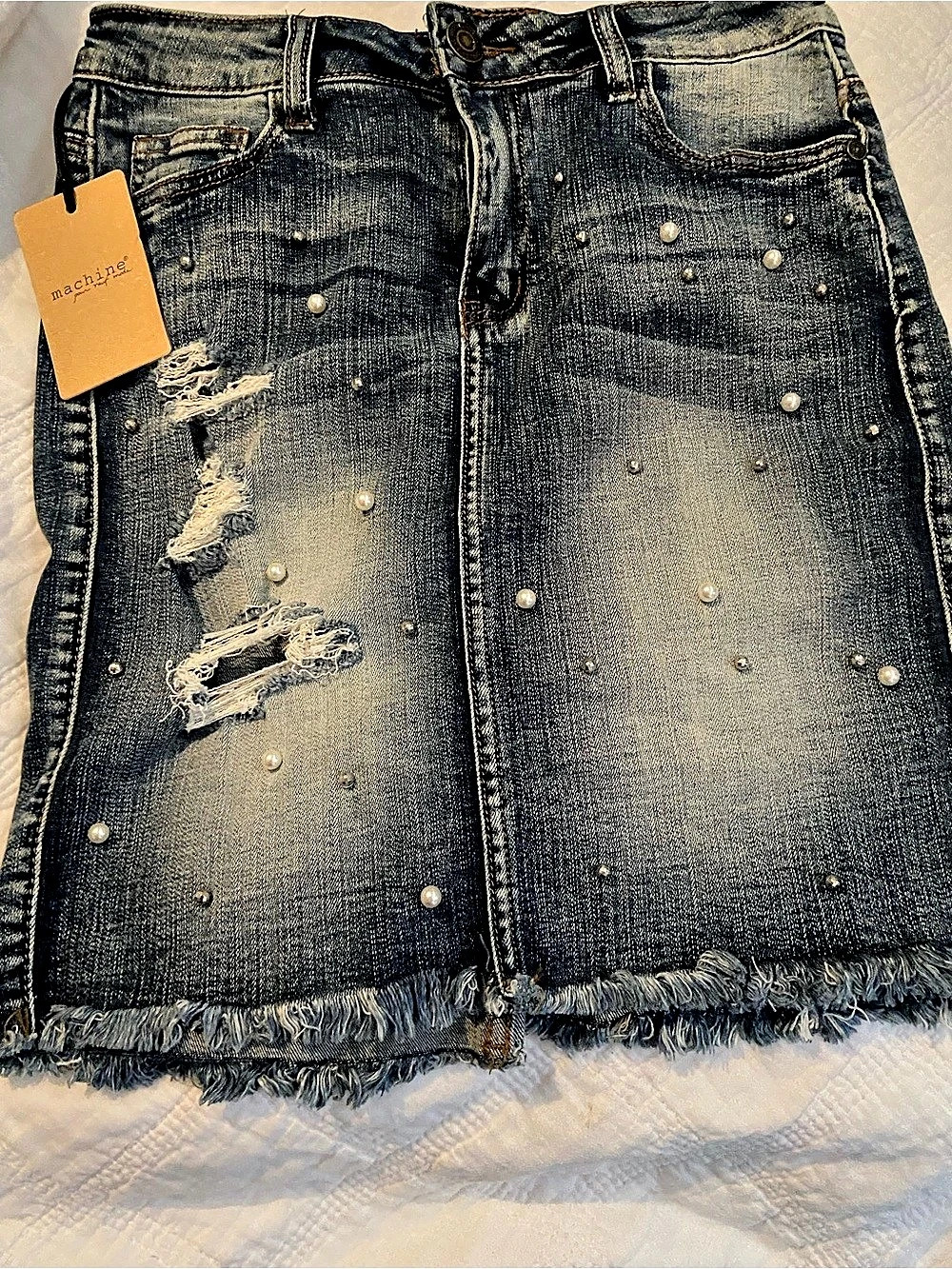 Distressed Denim Jean Shorts NWT